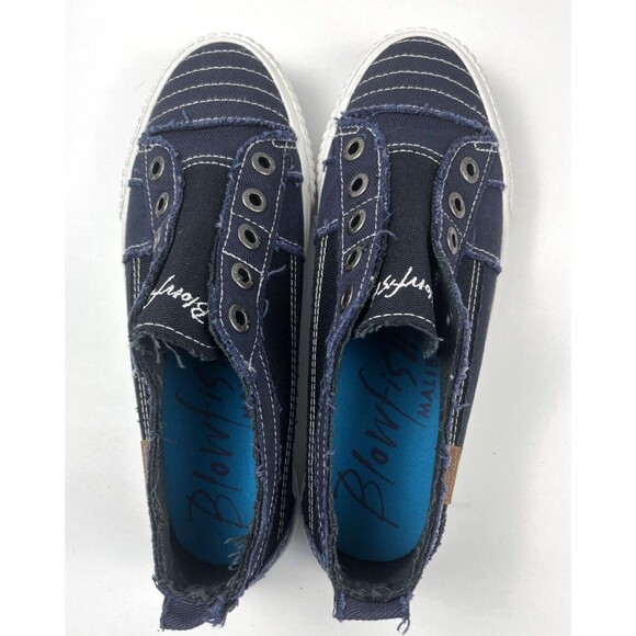 Pure Navy Hipster Smoked Twill Mesh Sneakers Size 8 - Picture 9 of 14